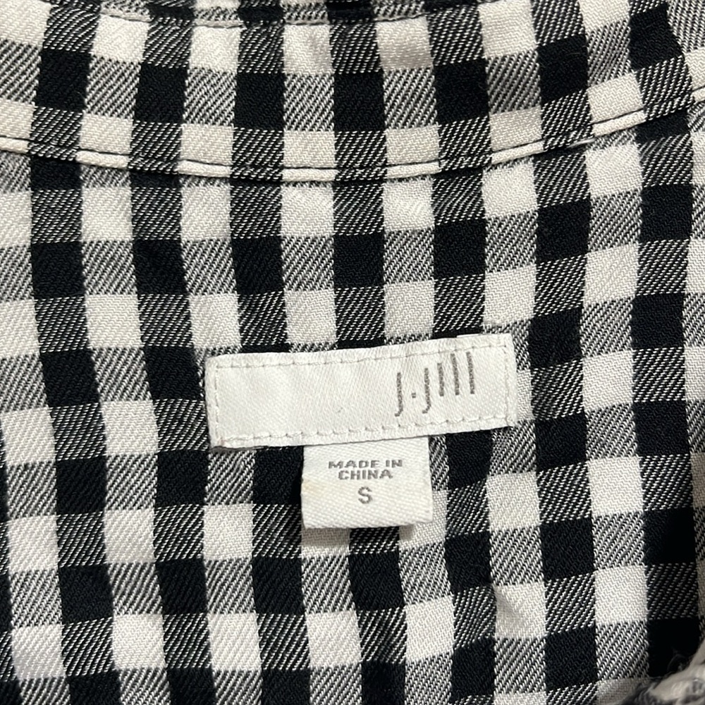 J Jill Gingham Top - Picture 4 of 7